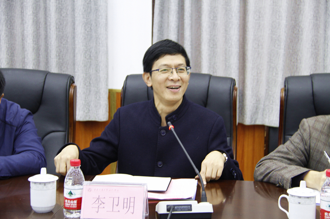 合川区委宣传部李卫明副部长一行莅临学校检查意识形态工作