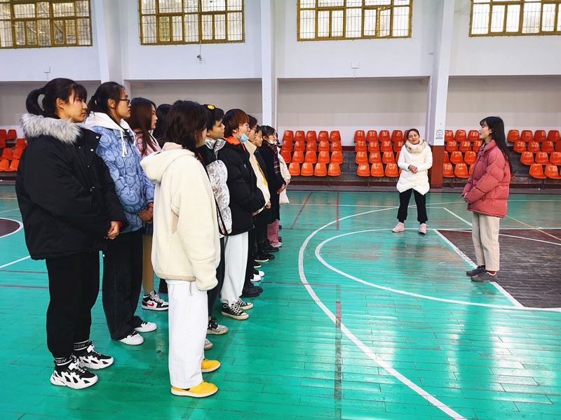 我校女子篮球队召开2020-2021学年第一学期总结大会